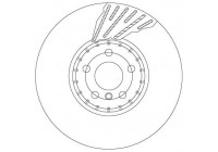 Bromsskiva DF6890S TRW