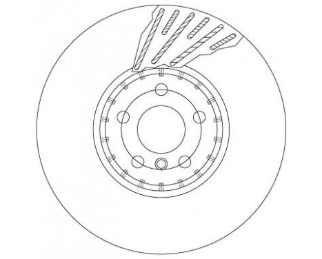 Bromsskiva DF6890S TRW