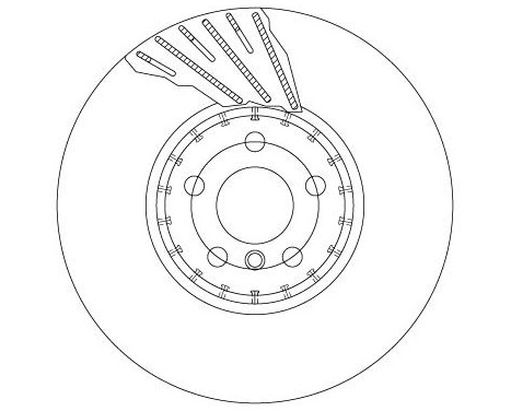 Bromsskiva DF6891S TRW