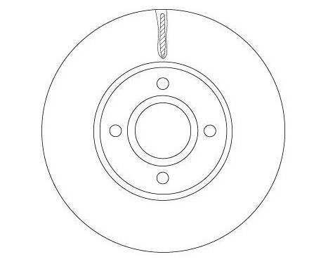 Bromsskiva DF6898 TRW