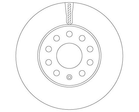 Bromsskiva DF6903S TRW