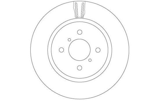 Bromsskiva DF6912 TRW
