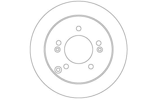 Bromsskiva DF6919 TRW