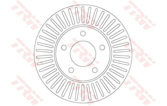 Bromsskiva DF6922 TRW