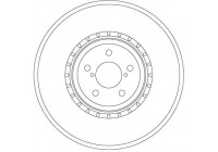 Bromsskiva DF6923S TRW