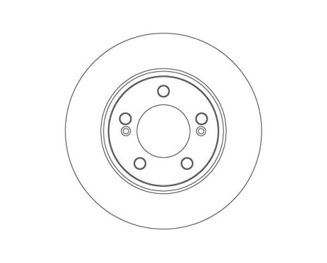 Bromsskiva DF6924S TRW