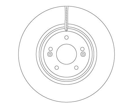 Bromsskiva DF6958S TRW