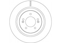 Bromsskiva DF6959 TRW