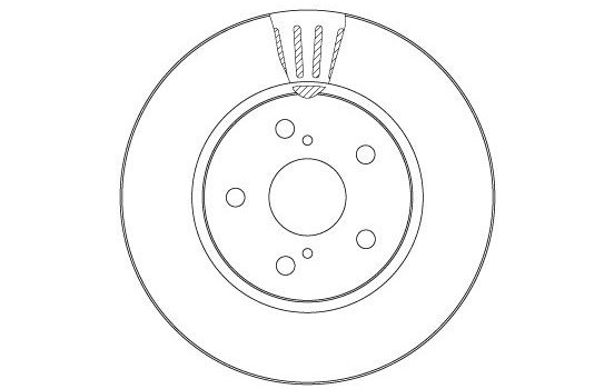 Bromsskiva DF6986S TRW