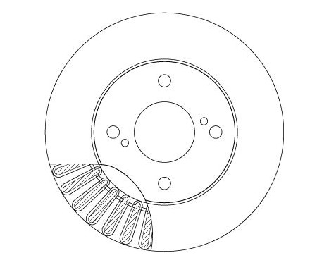 Bromsskiva DF6990 TRW