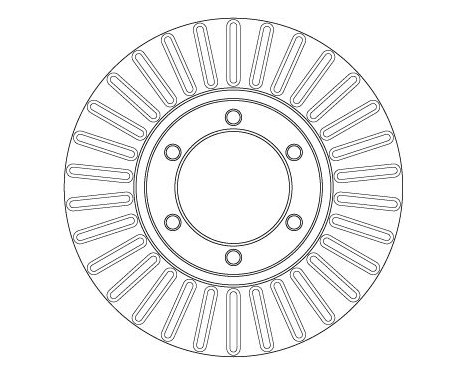 Bromsskiva DF7152 TRW, bild 3