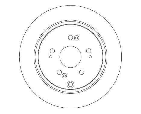 Bromsskiva DF7374 TRW, bild 3