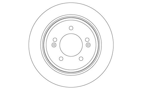 Bromsskiva DF7953 TRW, bild 2