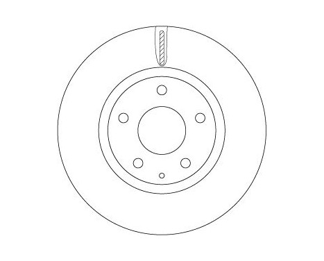 Bromsskiva DF8052 TRW, bild 2