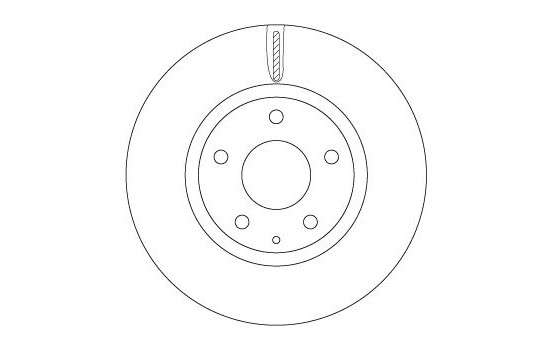 Bromsskiva DF8052 TRW, bild 2