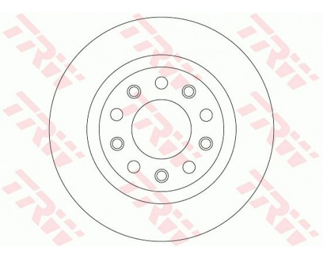 Bromsskiva DF8070 TRW, bild 2