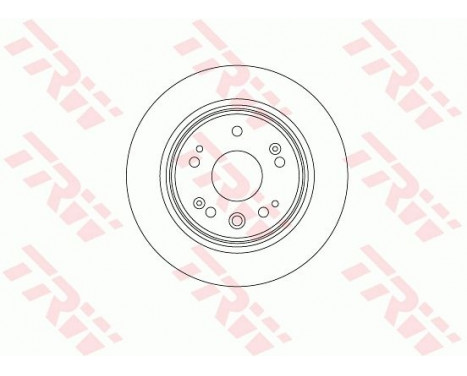 Bromsskiva DF8083 TRW