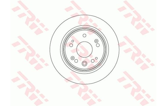 Bromsskiva DF8083 TRW