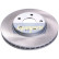 Bromsskiva DP-0156C Japanparts, miniatyr 2