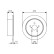 Bromsskiva E190R-02C0241/0538 Bosch