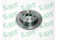 Bromsskiva F1161P Lpr