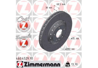 Bromsskiva FORMULA Z BROMSSKIVA 460.4529.70 Zimmermann