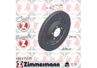 Bromsskiva FORMULA Z BROMSSKIVOR 460.4551.75 Zimmermann