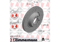 Bromsskiva FORMULA Z COAT Z 460.4527.70 Zimmermann