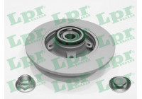 Bromsskiva HUB BRAKE DISC - FULL COATED C1005PRCA Lpr