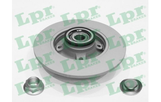 Bromsskiva HUB BRAKE DISC - FULL COATED C1005PRCA Lpr