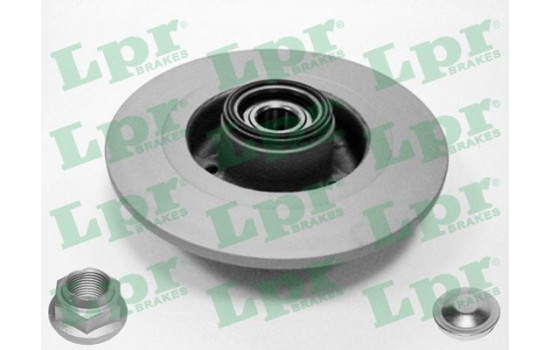 Bromsskiva HUB BRAKE DISC - FULL COATED R1004PRCA Lpr