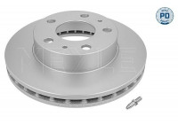 Bromsskiva MEYLE-PD: Advanced design and technology. 283 521 0021/PD