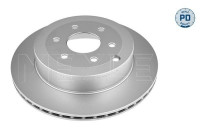 Bromsskiva MEYLE-PD: Advanced performance and design. 015 523 0047/PD