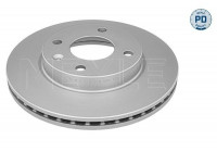Bromsskiva MEYLE-PD: Advanced performance and design. 615 521 0033/PD