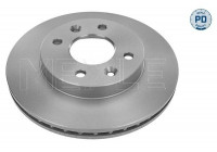 Bromsskiva MEYLE-PD Quality 16-15 521 0037/PD