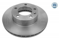 Bromsskiva MEYLE-PD Quality 615 521 0011/PD
