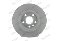 Bromsskiva PREMIER Coat+ disc DDF1158C Ferodo