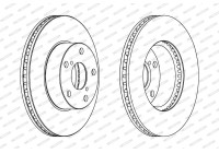 Bromsskiva PREMIER Coat+ disc DDF1216C Ferodo