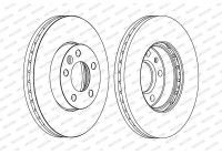 Bromsskiva PREMIER Coat+ disc DDF1253C-1 Ferodo