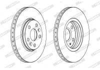 Bromsskiva PREMIER Coat+ disc DDF1733C Ferodo
