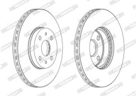 Bromsskiva PREMIER Coat+ disc DDF1780C Ferodo