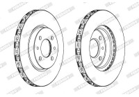 Bromsskiva PREMIER Coat+ disc DDF762C Ferodo