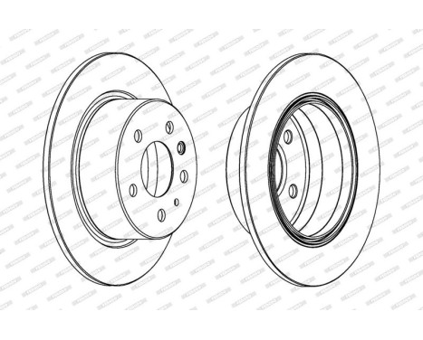 Bromsskiva PREMIER DDF003 Ferodo, bild 2