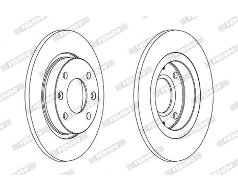 Bromsskiva PREMIER DDF059 Ferodo, bild 2