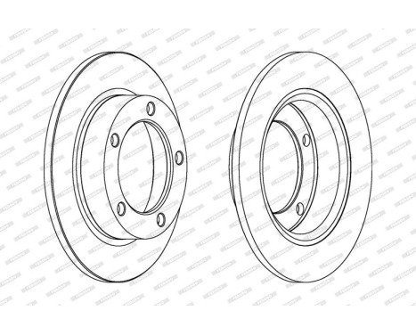 Bromsskiva PREMIER DDF092 Ferodo, bild 2