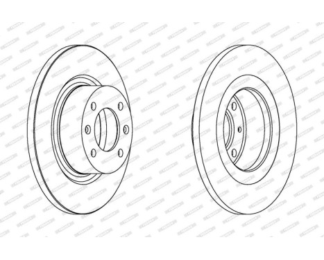 Bromsskiva PREMIER DDF1157 Ferodo, bild 2