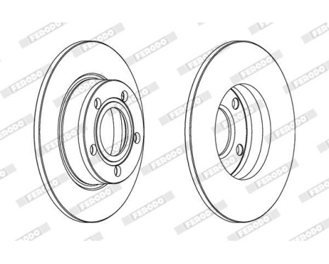 Bromsskiva PREMIER DDF1177C Ferodo, bild 2