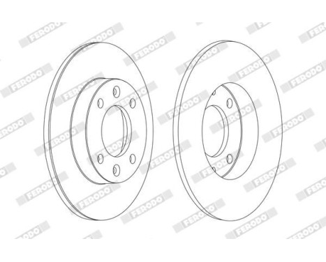 Bromsskiva PREMIER DDF1178 Ferodo, bild 2