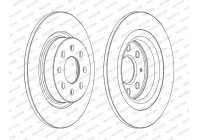Bromsskiva PREMIER DDF1299C Ferodo