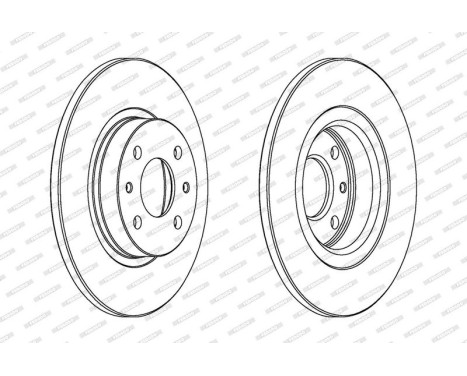 Bromsskiva PREMIER DDF141 Ferodo, bild 2